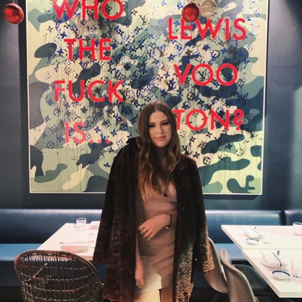 Custom Made Faux Lambs Fur Coat